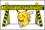 Pikachu working very hard in a construction outfit
